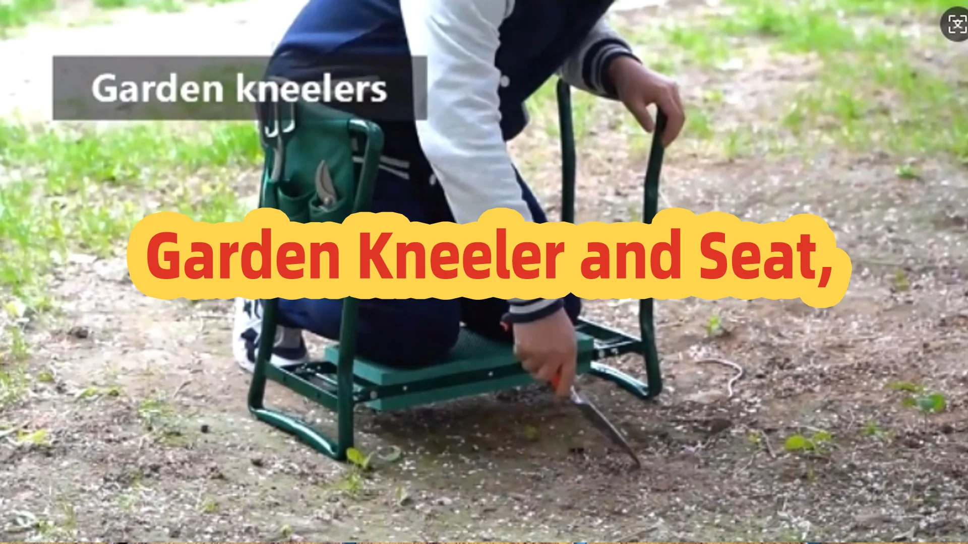 Genouilleur de jardin et siège, tabouret de jardin pliable pour genouiller et assis pour empêcher Genouilleur