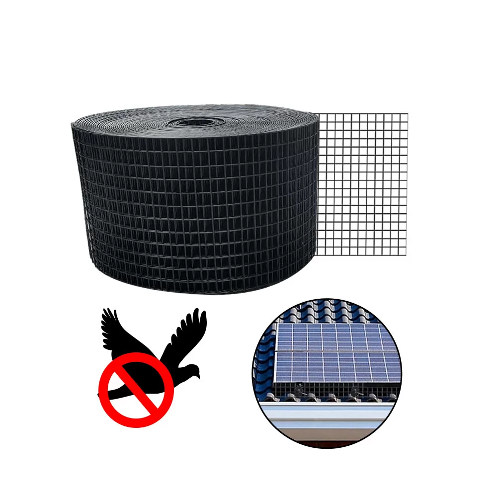 panneau solaire oiseau maille